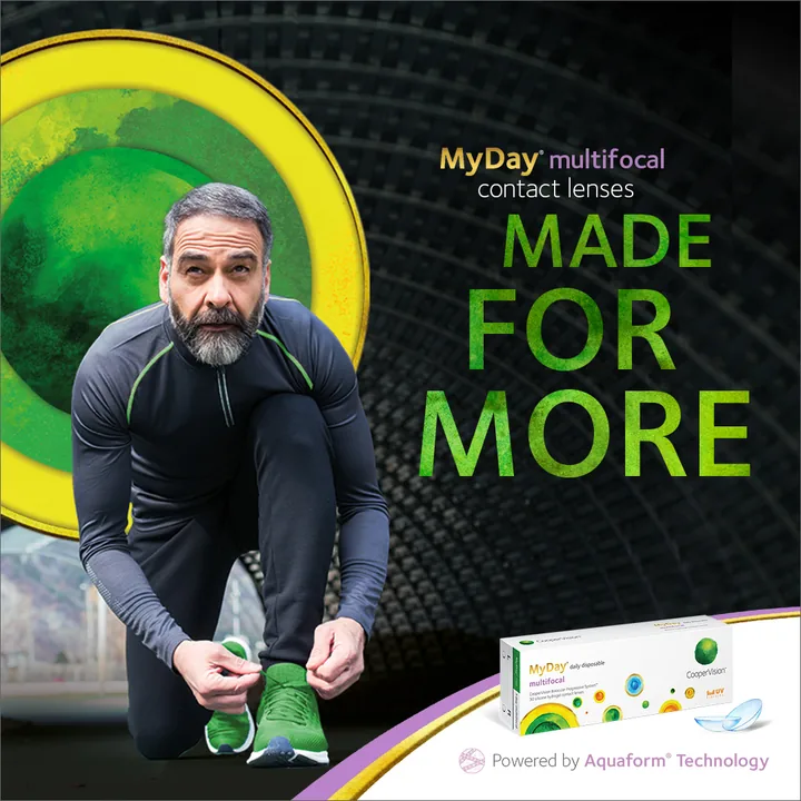 CooperVision MyDay Multifocal contact lens box